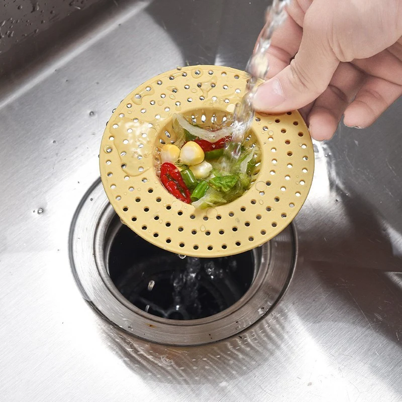 Sink Jali Plastic Strainer – Easy Clean Kitchen Drain Filter & Stopper (Random color-Pack of 1) - Image 4