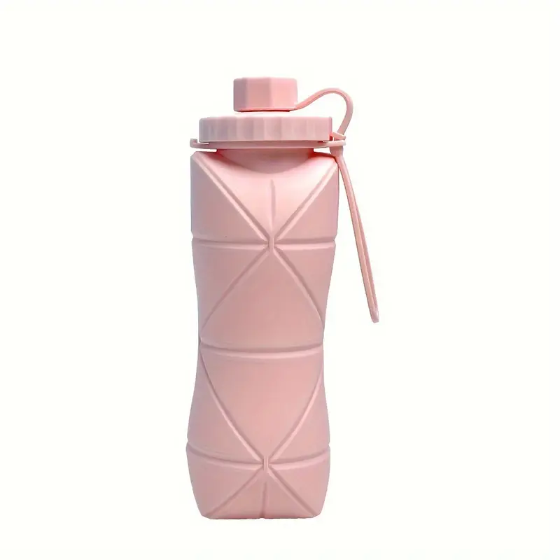 Portable Silicone Water Bottle – 600ML Leak-Proof & Space-Saving Design (Random color-Pack of 1) - Image 5