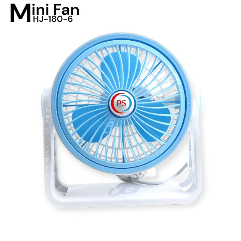Portable Table Fan – Quiet & Compact Cooling Fan for Desk, Home & Office Use (USB Powered) - Image 3