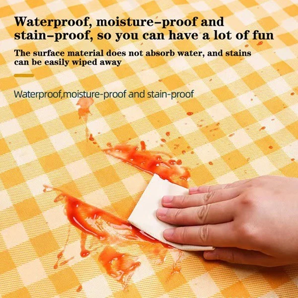 Purse-Shaped Waterproof Picnic Mat – Foldable & Portable for Outdoor Activities (Random color) (Pack of 1) - Image 5