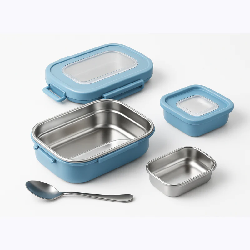 Qunic Insulated Lunch Box – Insulated Food Container for School, Office & Travel (Pack of 1) - Image 4