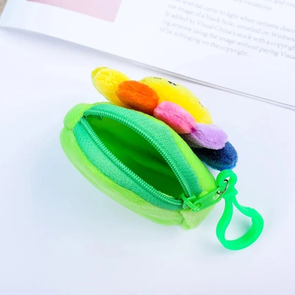 Rainbow Flower Design Coin Purse - Image 4