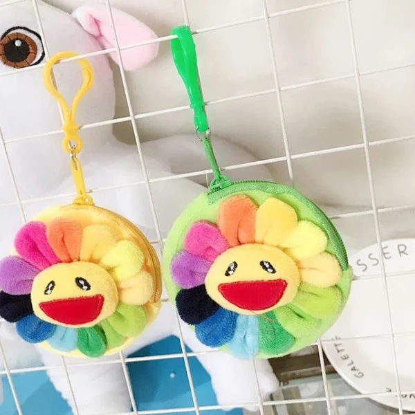 Rainbow Flower Design Coin Purse - Image 6
