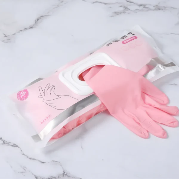 Reusable Multi-Purpose Cleaning Gloves – Durable, Non-Slip Rubber Gloves for Kitchen, Dishwashing, Bathroom & Household Use (15 Pairs) - Image 2