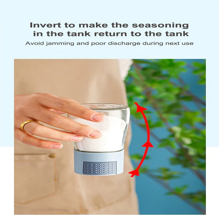 Salt Dispenser Glass Bottle - Image 3