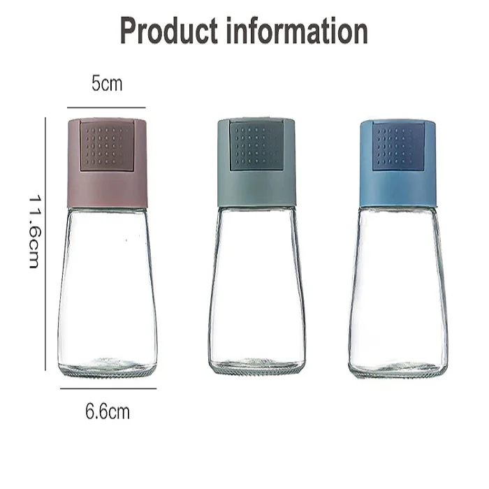 Salt Dispenser Glass Bottle - Image 4