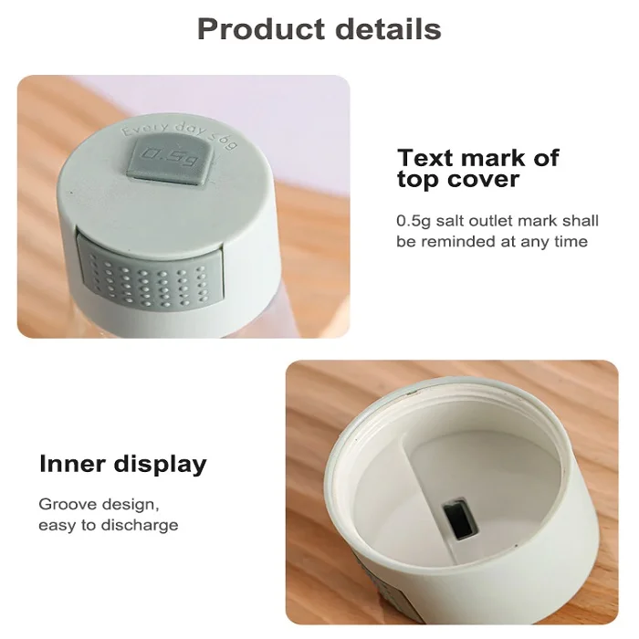 Salt Dispenser Glass Bottle - Image 5