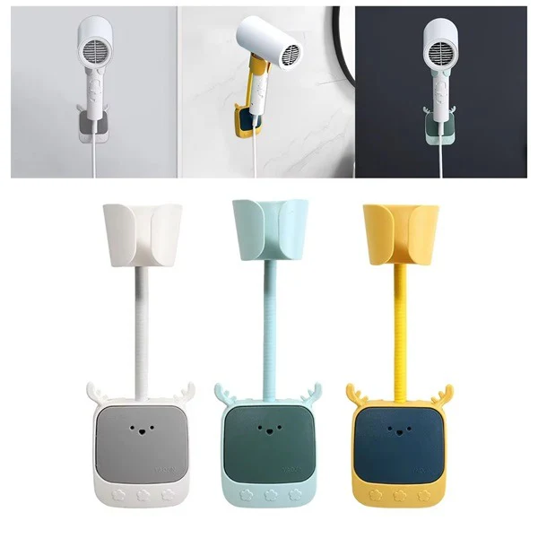 Silicone Flexible Hair Dryer Holder - 1 Pc - Image 2