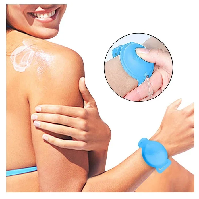Silicone Hand Sanitizer Dispenser Bracelet - Image 3