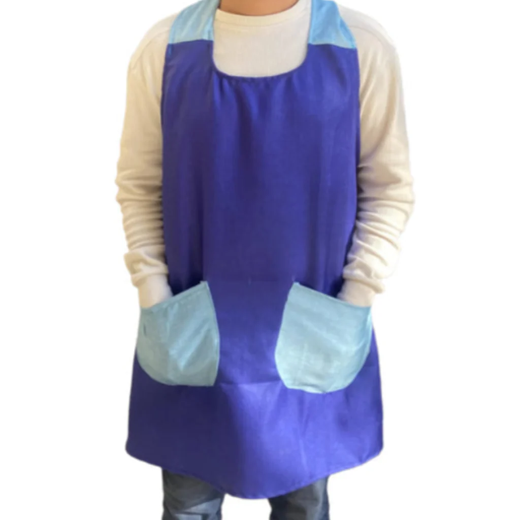 Slip-On Kitchen Apron – Lightweight & Comfortable Cooking Apron (Random Colors) - Image 4