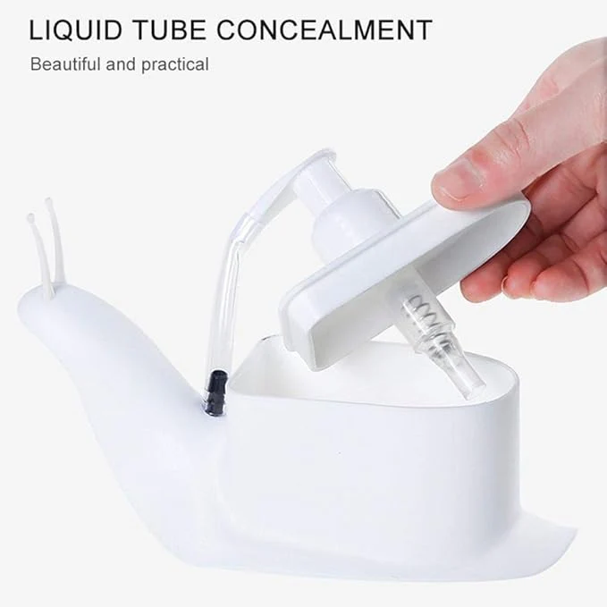Snail-Shape Liquid Soap Dispenser – Cute Refillable Pump Bottle for Bathroom & Kitchen (Random Colour-Pack of 1) - Image 7