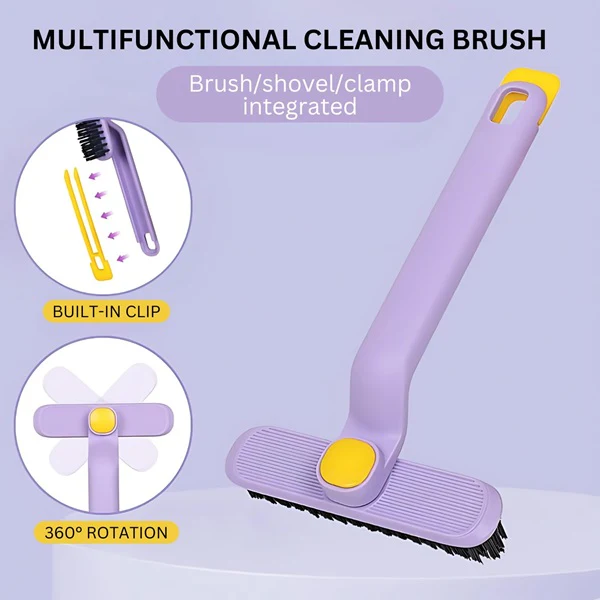 Soft Bristle Rotating Tile Brush - Image 2