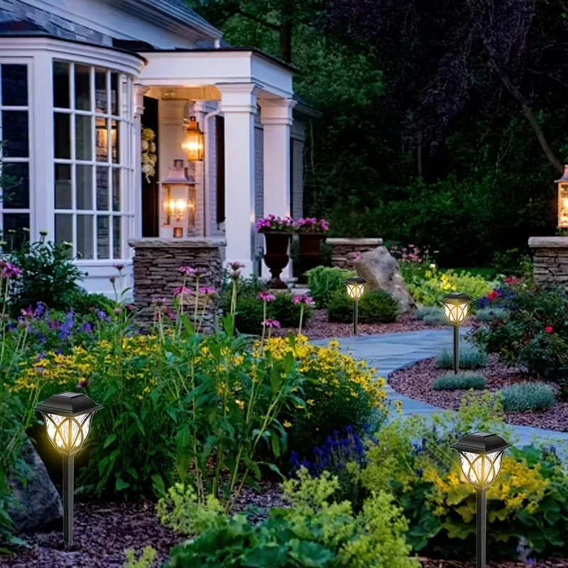 Solar Pathway Warm White Lights – Waterproof LED Garden Lights for Outdoor Lawn, Path, Driveway & Landscape Decoration (Pack of 2) - Image 5