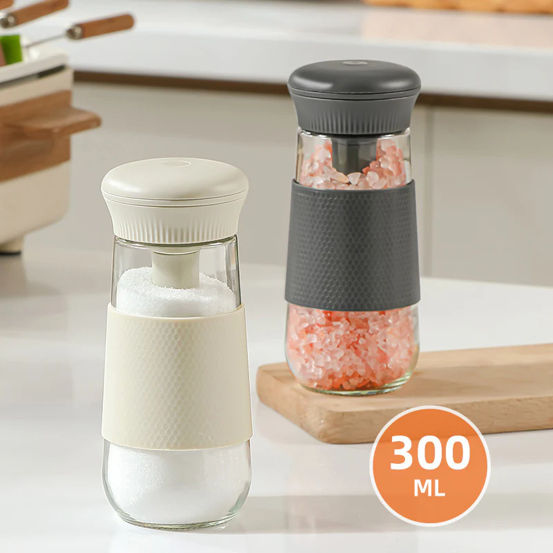 Glass Salt Sprinkler Jar – Spice Shaker Bottle for Salt, Pepper & Masalas (Pack of 1) - Image 2
