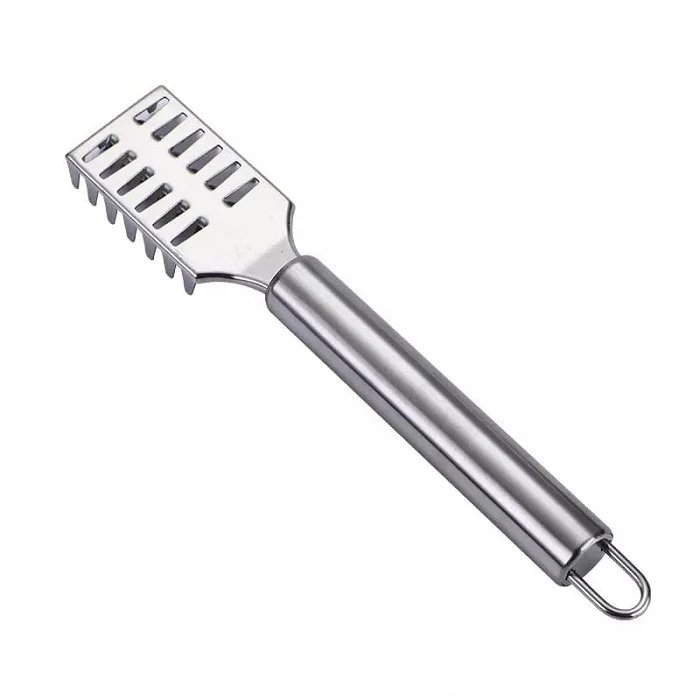 Stainless Steel Fish Scale Scraper – Durable Manual Fish Scaler Tool for Easy & Mess-Free Descaling - Image 2