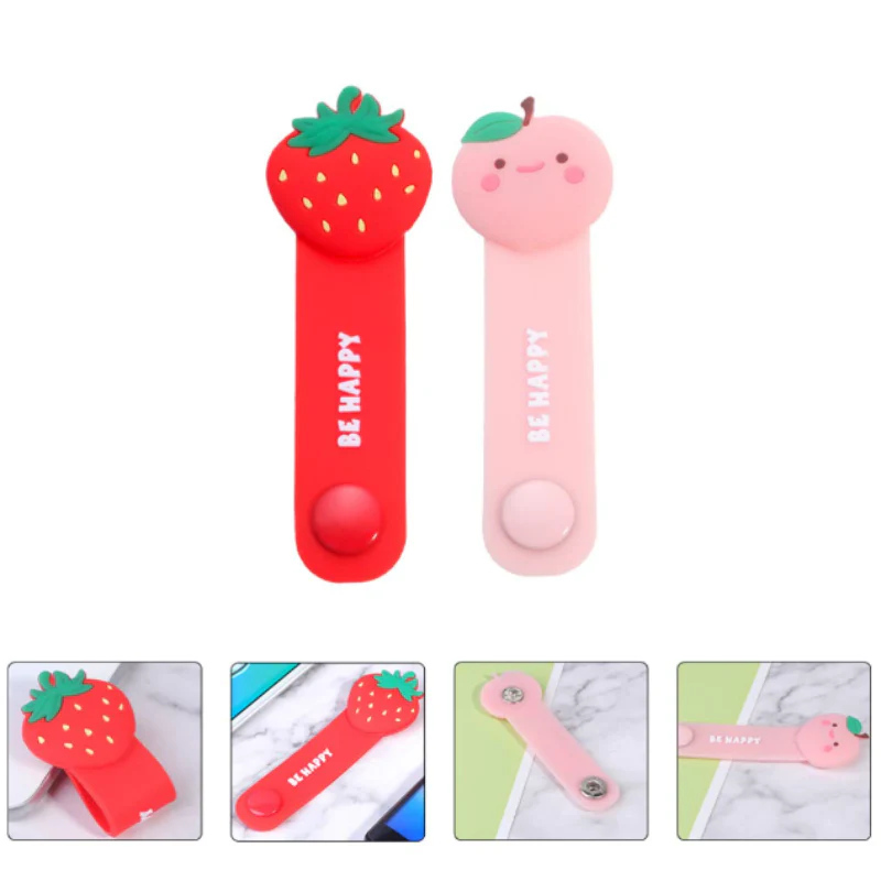 Tangle-Free Cartoon Earphone Wire Wrap Winder – Cute Cable Manager & Holder Strap (Random Cartoon design-Pack of 1) - Image 5
