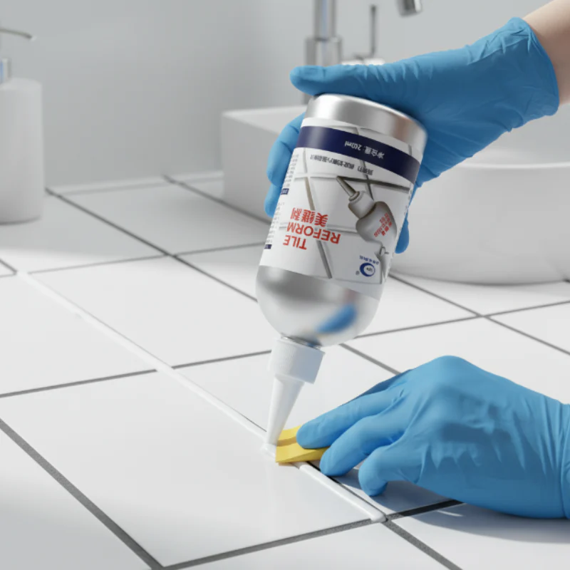 Tile Gap Refill Agent with Scraper 280ml – Waterproof Tile Gap Repair Filler & Sealer for Ceramic, Floor & Wall (Pack of 1) - Image 4