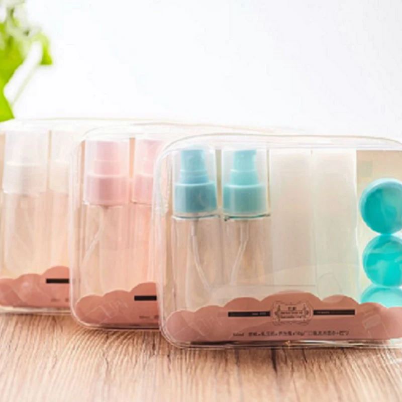 9 Pcs Travel-Ready Cosmetic Bottles Set – Portable Refillable Toiletry Containers for Travel - Image 3