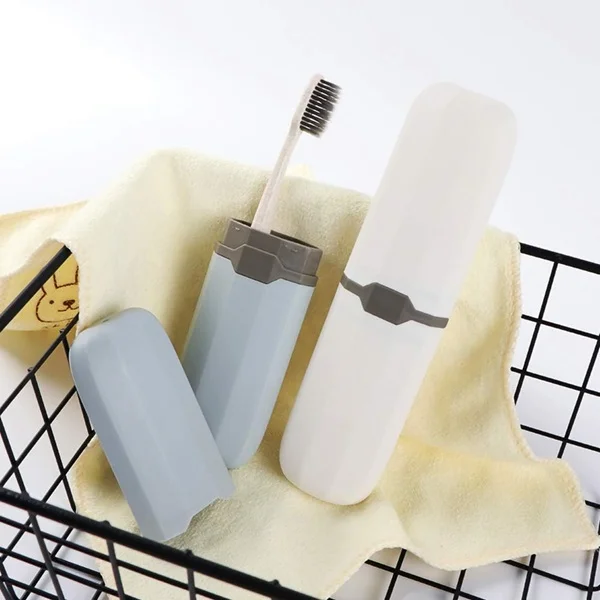 Travel Toothbrush Case – Portable Toothbrush Holder for Home, Office & Travel | Hygienic Toothbrush Storage(Random color-Pack of 1) - Image 2