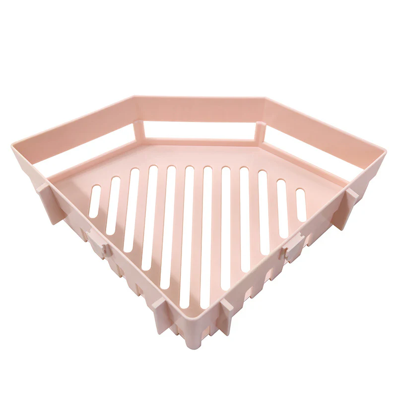 Triangular Bathroom Corner Storage Rack – Space-Saving Wall Mounted Shelf for Bathroom & Kitchen(Random color-Pack of 1) - Image 5