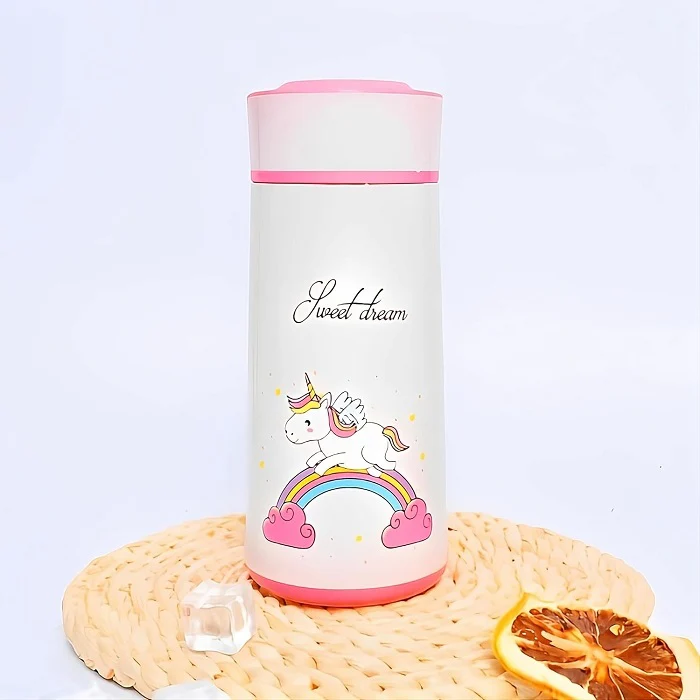 Unicorn Print Glass Water Bottle - Image 5