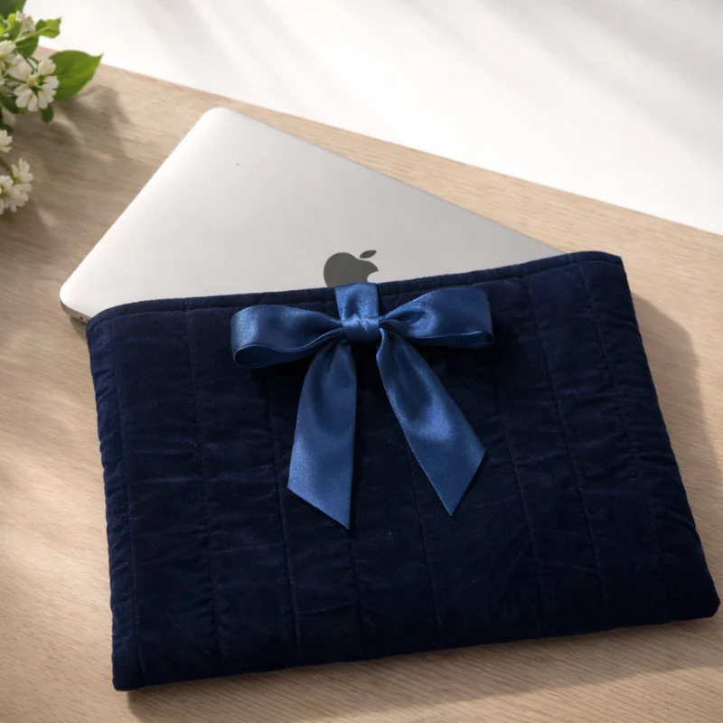 Velvet MacBook / Book Cover Sleeve – Soft Protective Laptop & Notebook Cover | Dustproof, Scratch Resistant Pouch for Office, School & Travel (Random color-Pack of 1) - Image 3