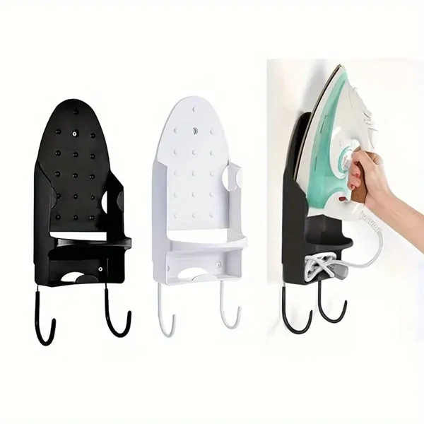 Wall Mount Iron Holder With Hook - Image 2