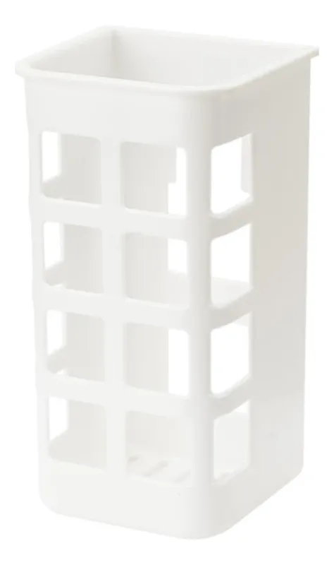 Wall-Mounted Bathroom Organizer Shelf (Grid Design) – Multi-Functional Storage Rack for Toiletries, Shampoo, and Accessories (Pack of 1) - Image 7