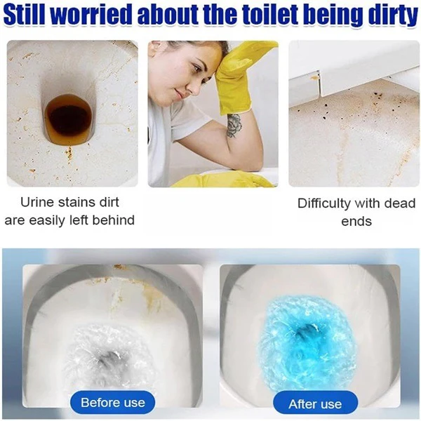 Toilet Bowl Cleaning Stick, Concentrated Descaling Toilet Cleaning Stick, Deep Cleaning Toilet Bowl Cleaner Stick, Long-Lasting Freshness Toilet Cleaner Stick (Pack Of 1) - Image 4